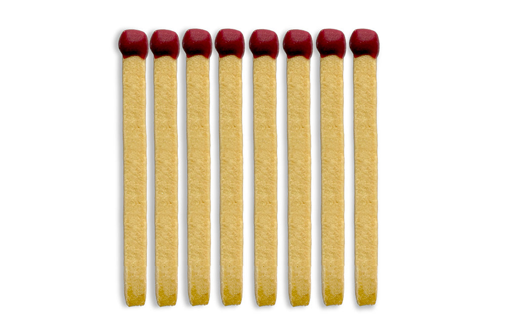 Matchstick cookies