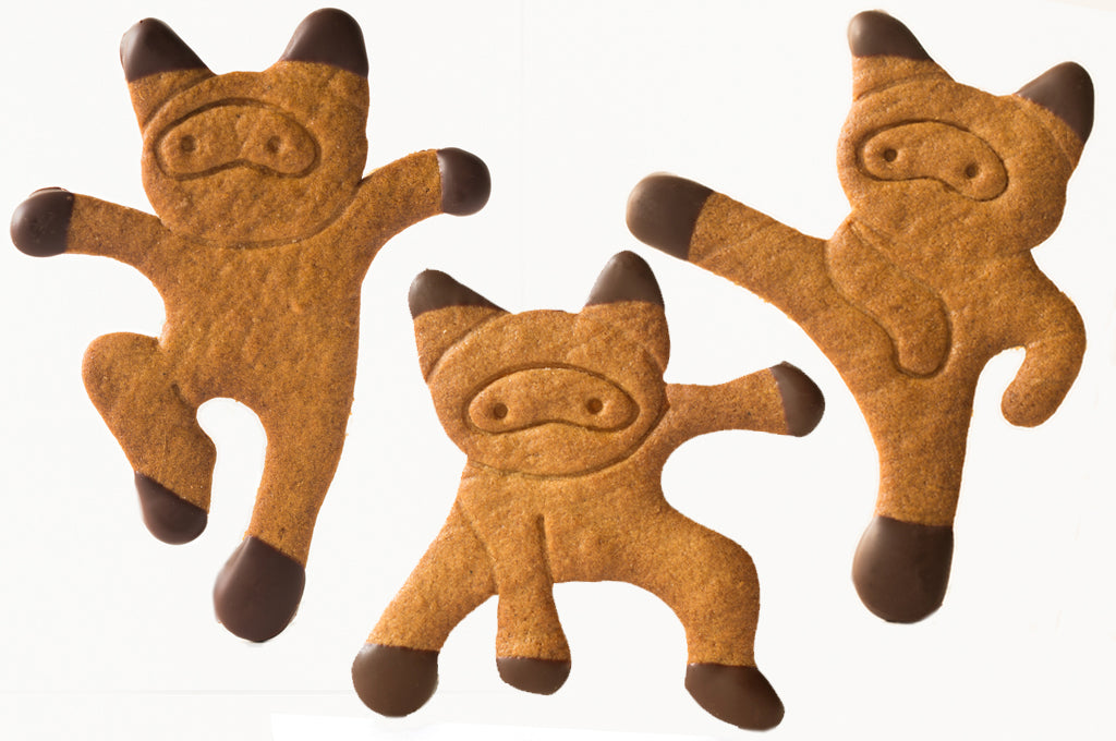 Gingerbread Ninja cats